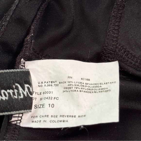 Miraclesuit Sonatina Ruched One Piece Black 10 - Picture 7 of 12